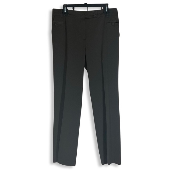Jessica McClintock Pants - Jessica McClintock Y2K Pants‎ Womens 12 Brown Straight Preppy Office Work 33x31